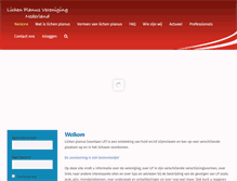 Tablet Screenshot of lichenplanus.nl